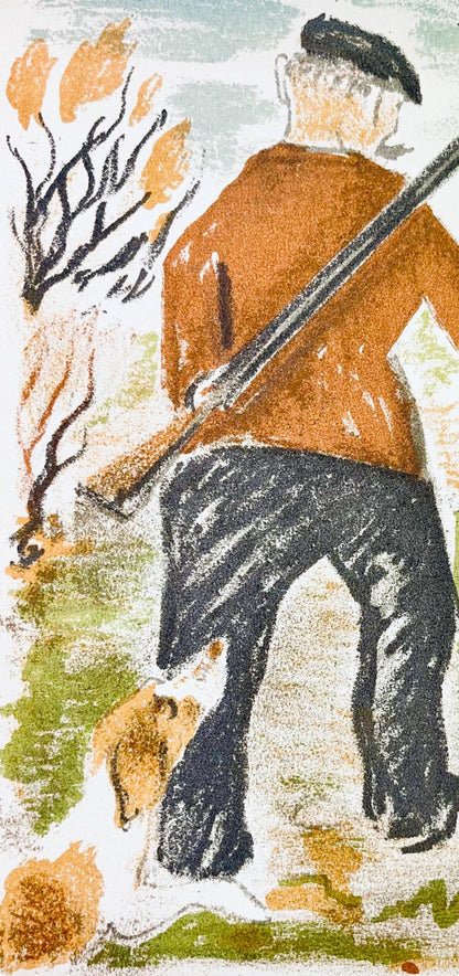 Maurice Mourlot, Composition, De Goupil A Margot, Histoires De Btes, Lithograph