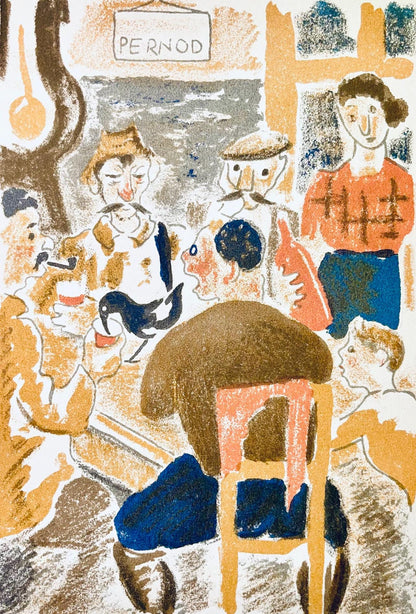 Maurice Mourlot, Composition, De Goupil A Margot, Histoires De Btes, Lithograph