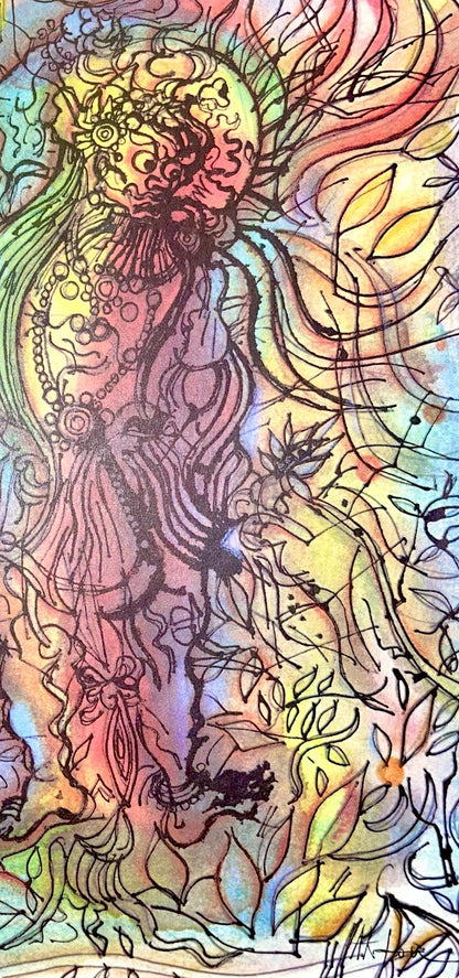 Jean Carzou, Composition, Ce Panorama Du Bouddhisme, Lithograph