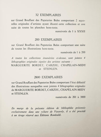 Jean Carzou, Composition, Ce Panorama Du Bouddhisme, Lithograph