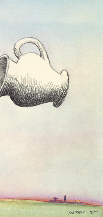 Saul Steinberg, Composition, Derrire Le Miroir, Lithograph