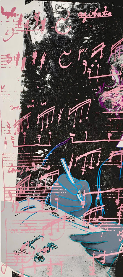 Andy Warhol, Beethoven, N391, Official, Sunday B. Morning, Silkscreen