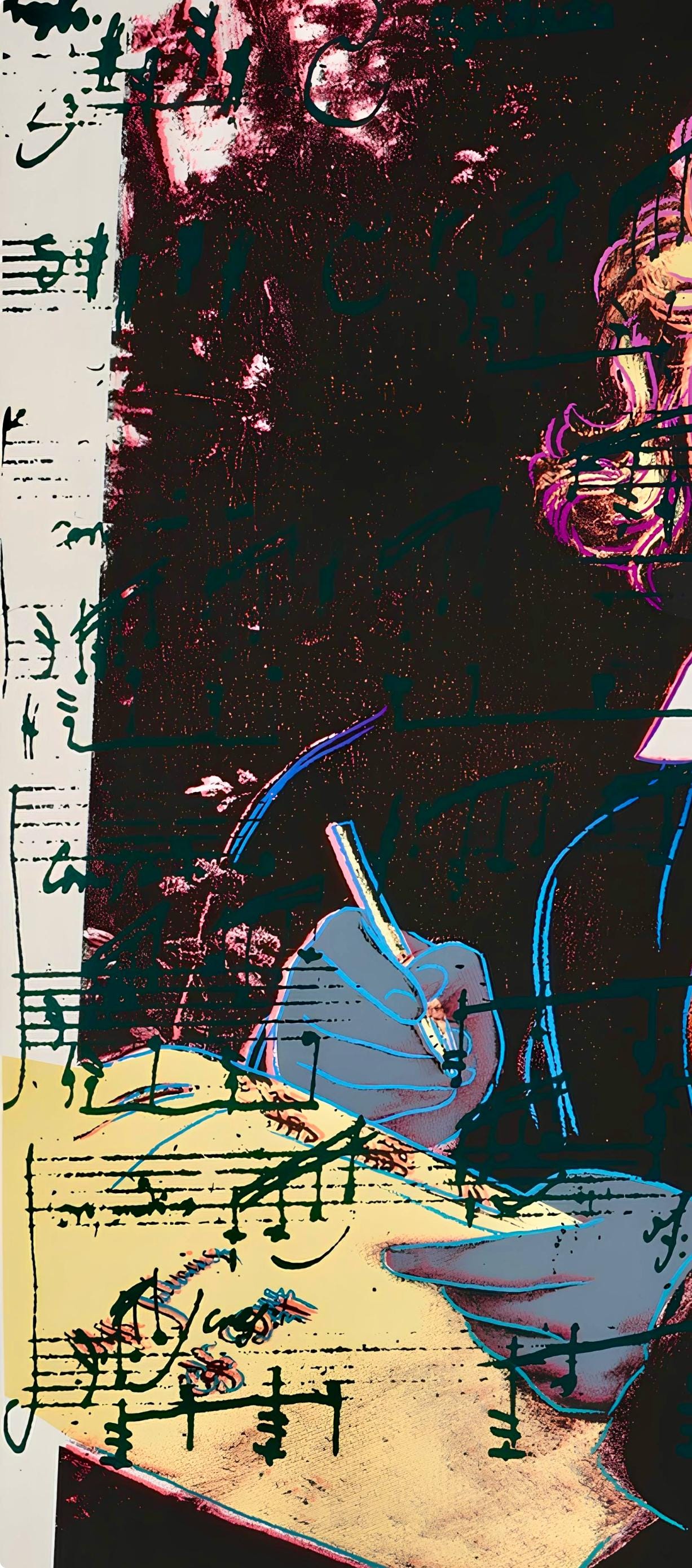 Andy Warhol, Beethoven, N393, Official, Sunday B. Morning, Silkscreen