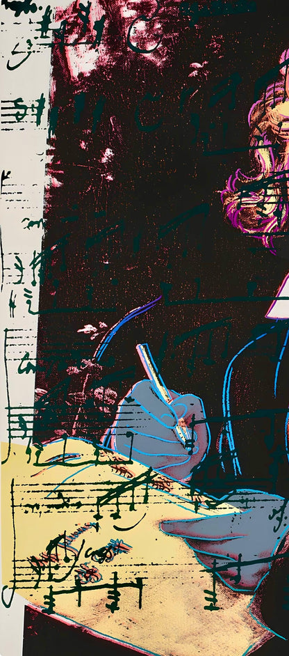 Andy Warhol, Beethoven, N393, Official, Sunday B. Morning, Silkscreen