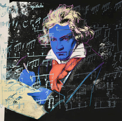 Andy Warhol, Beethoven, N390, Official, Sunday B. Morning, Silkscreen