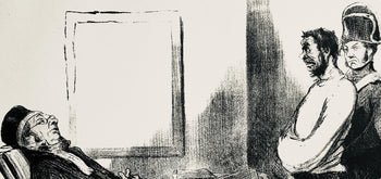 Honor Daumier, Composition, Honor Daumier, Law And Justice, Lithograph