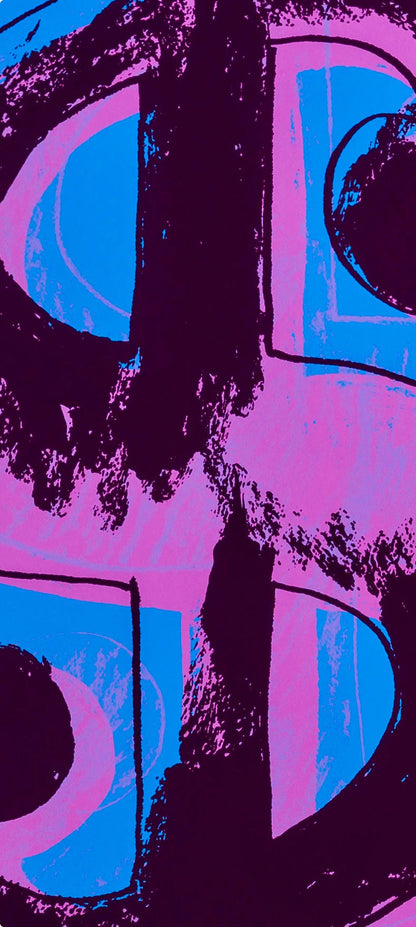 Andy Warhol, Dollar Sign, Blue, Official, Sunday B. Morning, Silkscreen