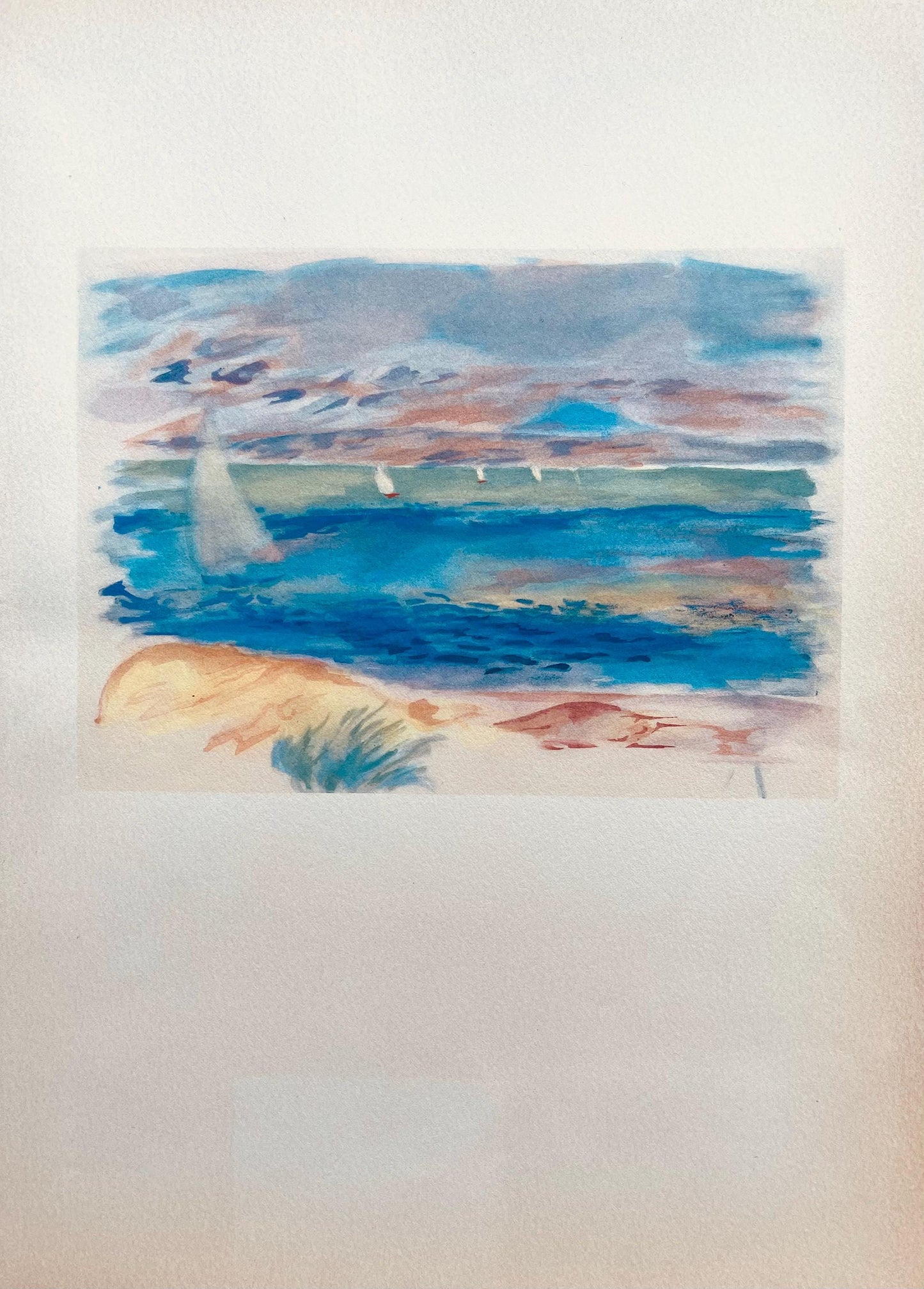 Pierre-Auguste Renoir, Composition, Seize Aquarelles Et Sanguines De Renoir, Lithograph