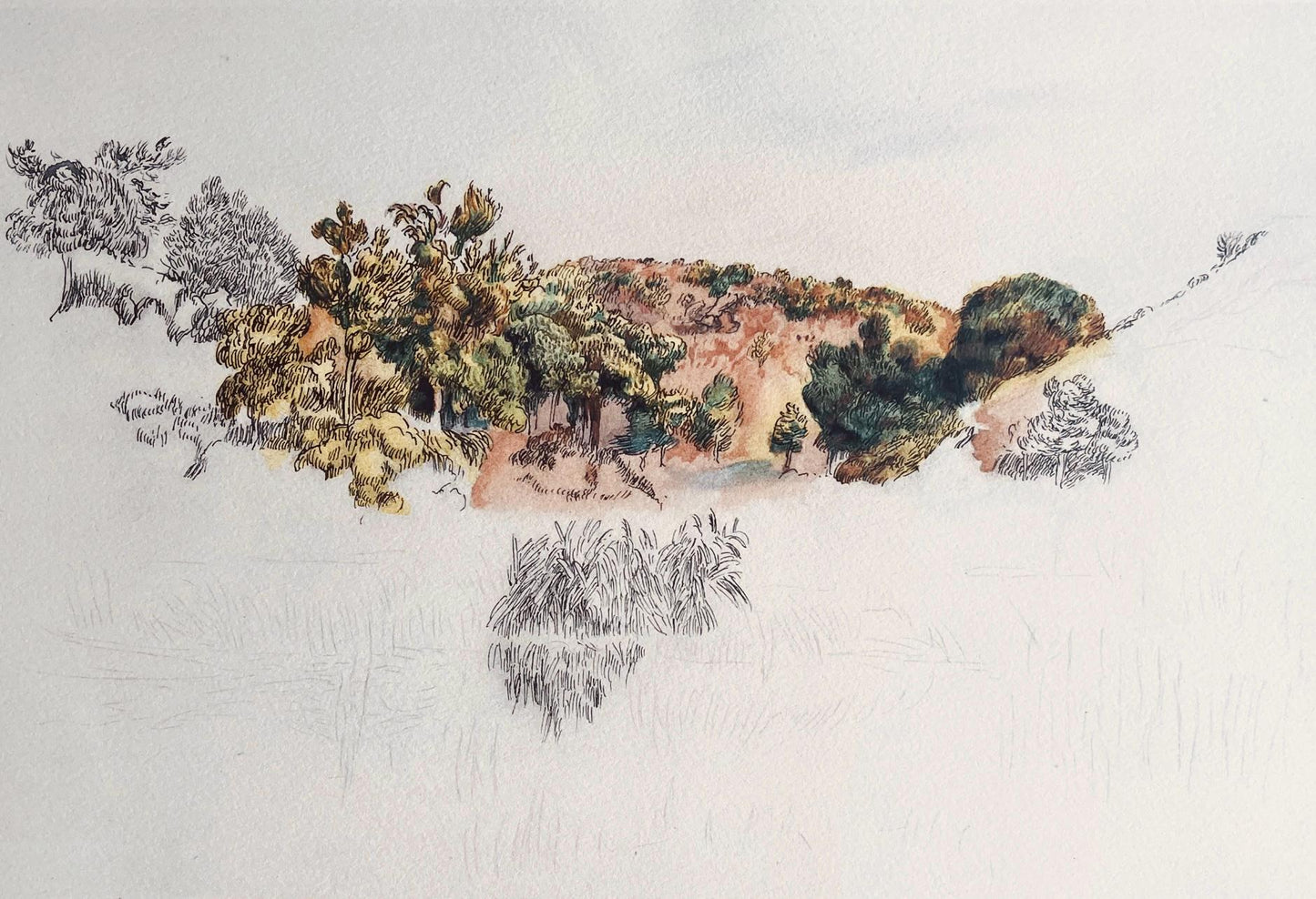 Lithograph - Pierre-Auguste Renoir - Composition - Seize Aquarelles et Sanguines de Renoir