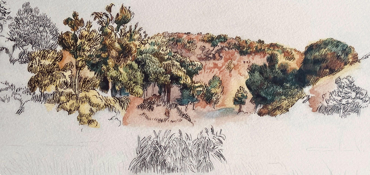 Lithograph - Pierre-Auguste Renoir - Composition - Seize Aquarelles et Sanguines de Renoir