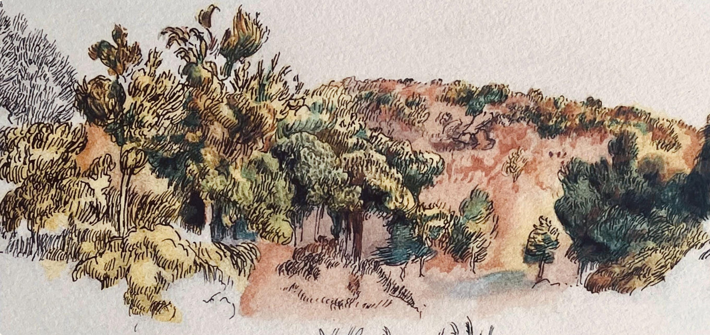 Lithograph - Pierre-Auguste Renoir - Composition - Seize Aquarelles et Sanguines de Renoir