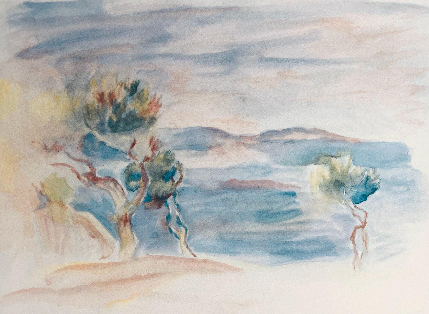Pierre-Auguste Renoir, Composition, Seize Aquarelles Et Sanguines De Renoir, Lithograph