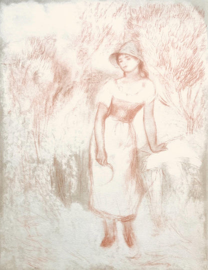 Pierre-Auguste Renoir, Composition, Seize Aquarelles Et Sanguines De Renoir, Lithograph