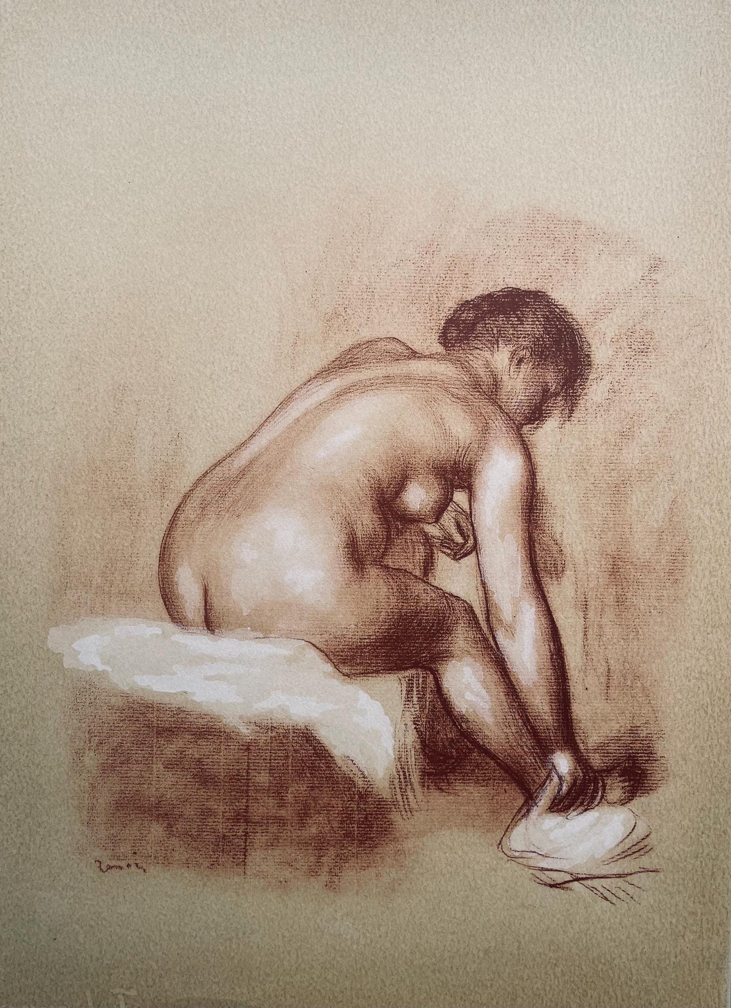 Pierre-Auguste Renoir, Composition, Seize Aquarelles Et Sanguines De Renoir, Lithograph