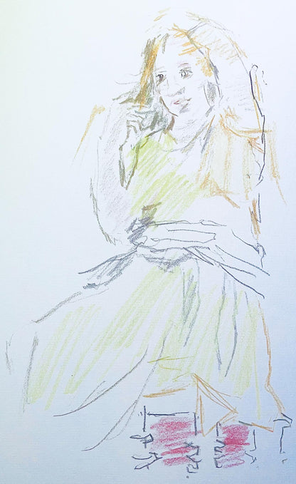 Oskar Kokoschka, Composition, Skizzenbuch Der Italienischen Reise 1963, Lithograph