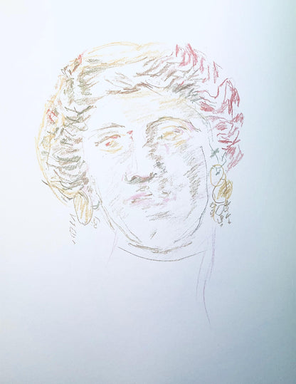 Oskar Kokoschka, Composition, Skizzenbuch Der Italienischen Reise 1963, Lithograph