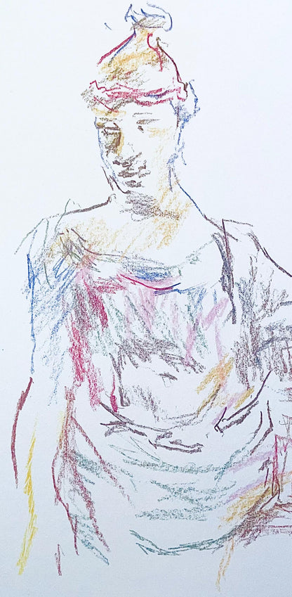 Oskar Kokoschka, Composition, Skizzenbuch Der Italienischen Reise 1963, Lithograph