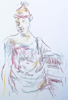 Oskar Kokoschka, Composition, Skizzenbuch Der Italienischen Reise 1963, Lithograph