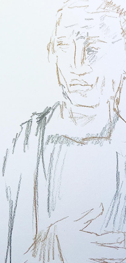 Oskar Kokoschka, Composition, Skizzenbuch Der Italienischen Reise 1963, Lithograph