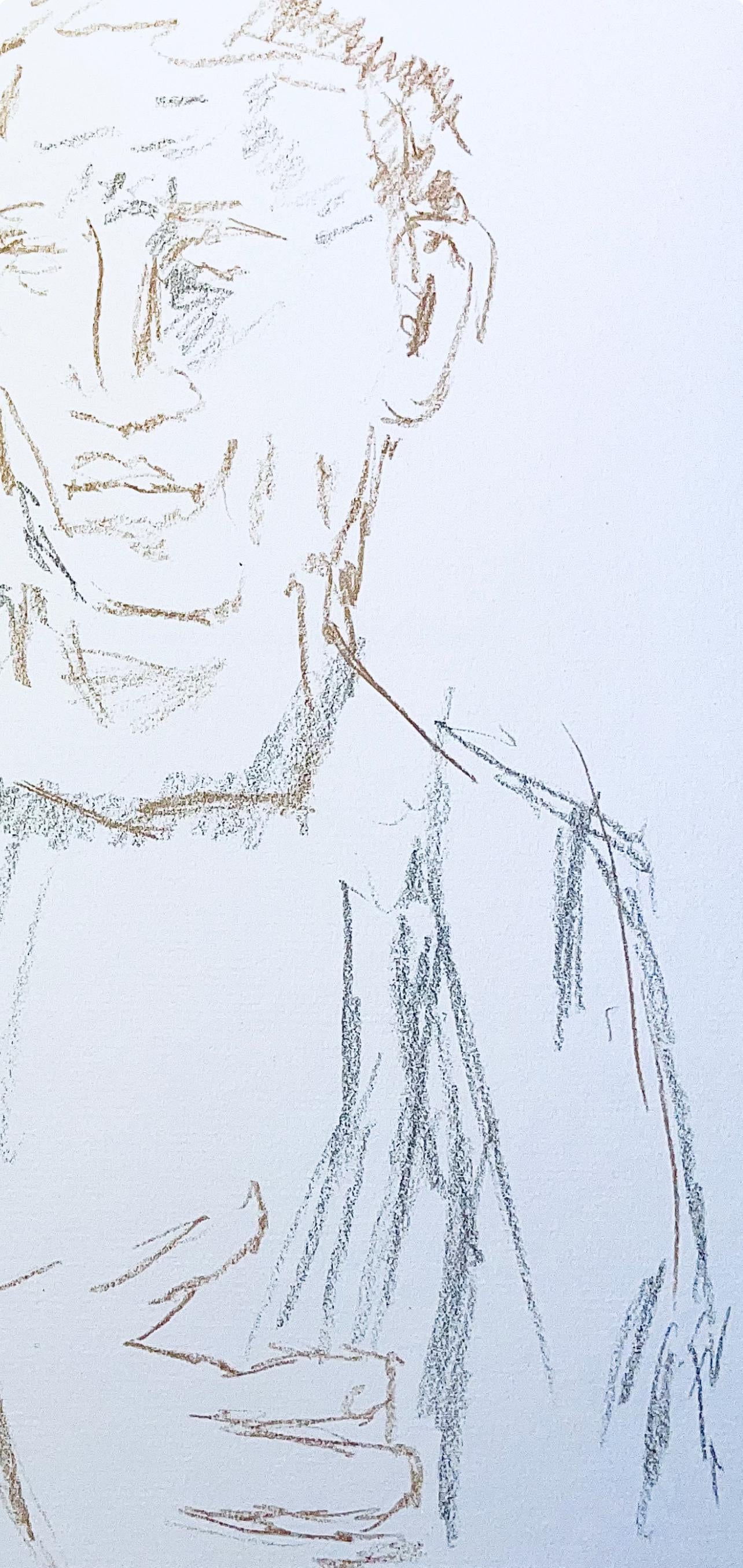 Oskar Kokoschka, Composition, Skizzenbuch Der Italienischen Reise 1963, Lithograph