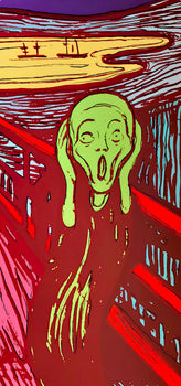 Andy Warhol, The Scream (After Edvard Munch), Green, Official, Sunday B. Morning, Silkscreen
