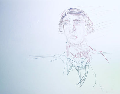 Oskar Kokoschka, Composition, Skizzenbuch Der Italienischen Reise 1963, Lithograph