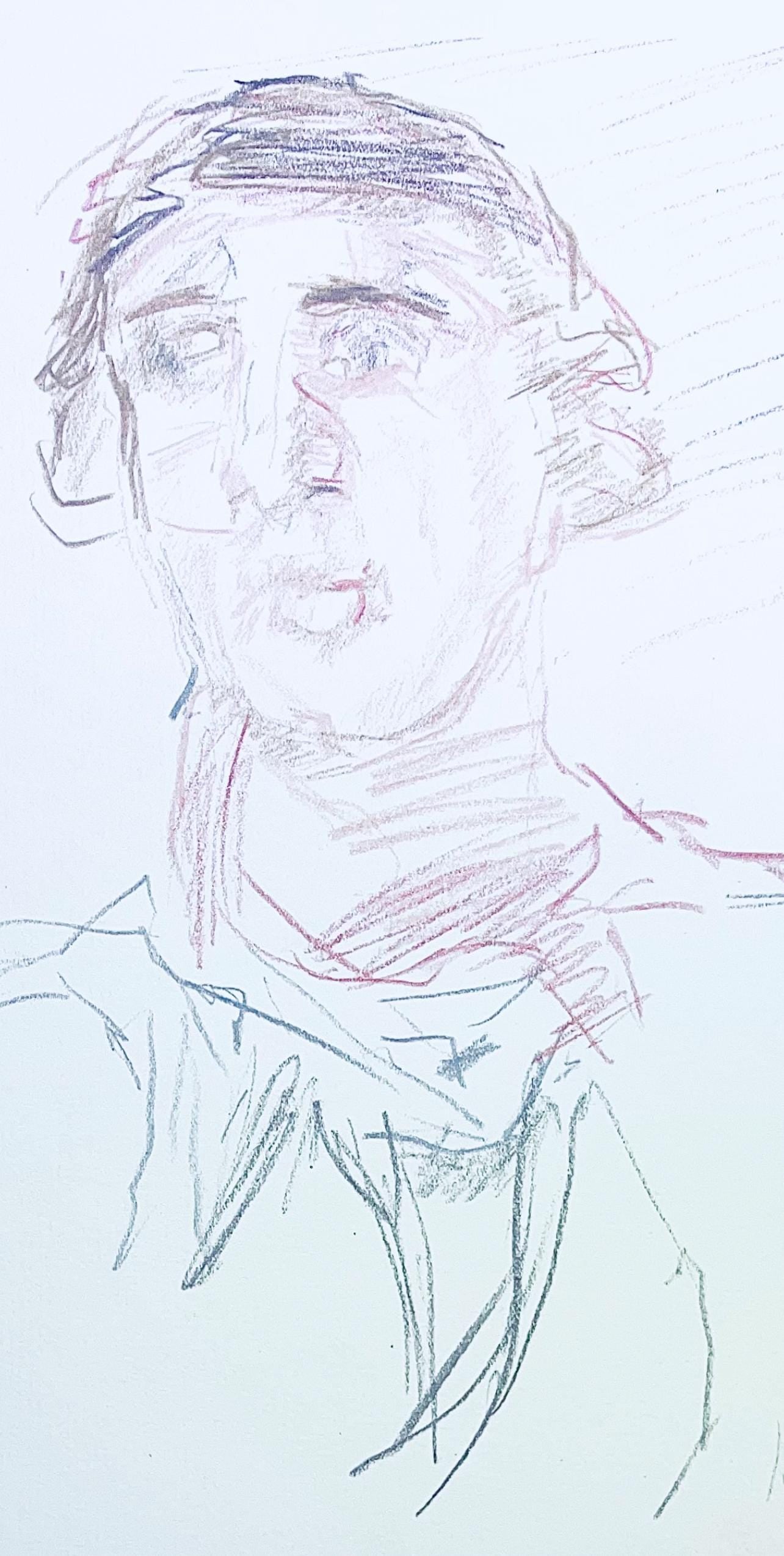 Oskar Kokoschka, Composition, Skizzenbuch Der Italienischen Reise 1963, Lithograph