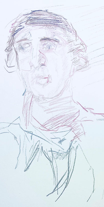 Oskar Kokoschka, Composition, Skizzenbuch Der Italienischen Reise 1963, Lithograph