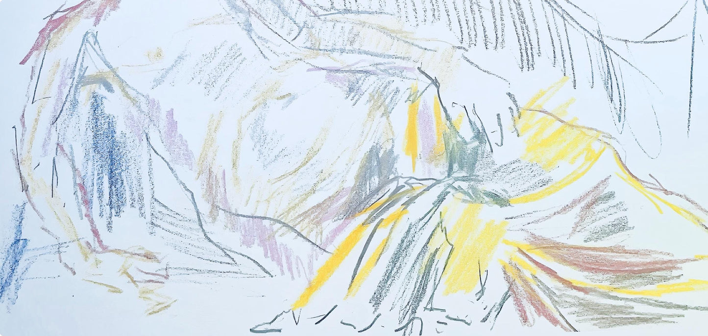 Oskar Kokoschka, Composition, Skizzenbuch Der Italienischen Reise 1963, Lithograph