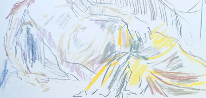 Oskar Kokoschka, Composition, Skizzenbuch Der Italienischen Reise 1963, Lithograph