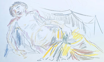 Oskar Kokoschka, Composition, Skizzenbuch Der Italienischen Reise 1963, Lithograph