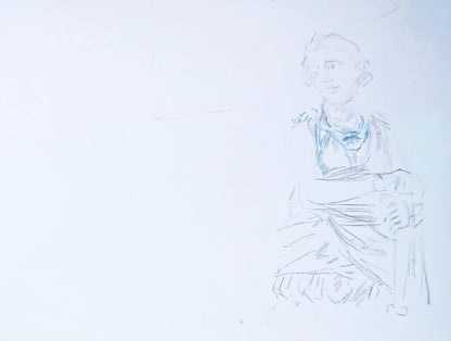 Oskar Kokoschka, Composition, Skizzenbuch Der Italienischen Reise 1963, Lithograph