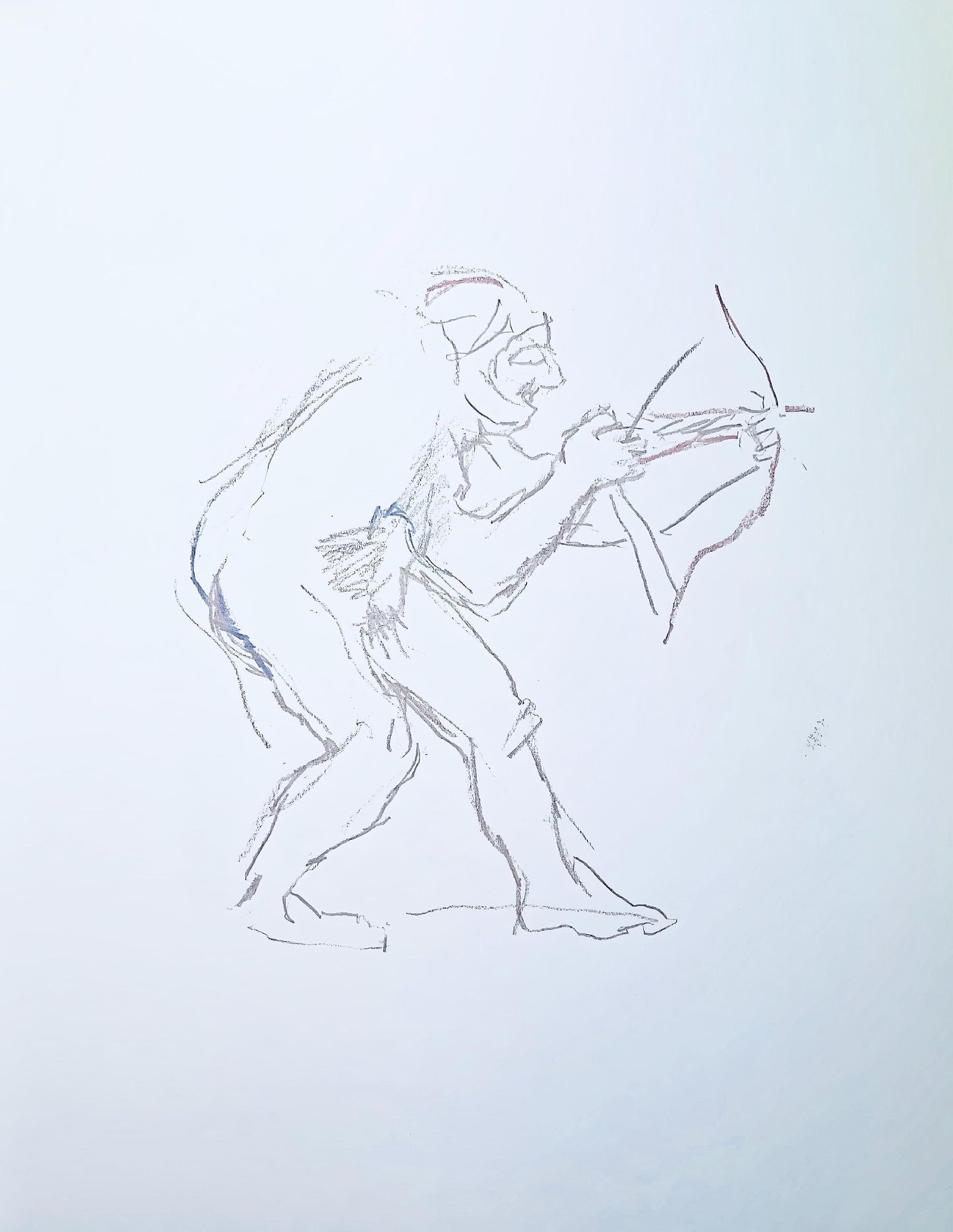 Oskar Kokoschka, Composition, Skizzenbuch Der Italienischen Reise 1963, Lithograph