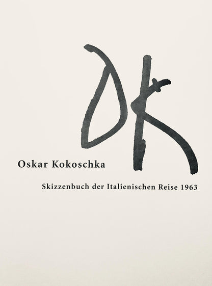 Oskar Kokoschka, Composition, Skizzenbuch Der Italienischen Reise 1963, Lithograph