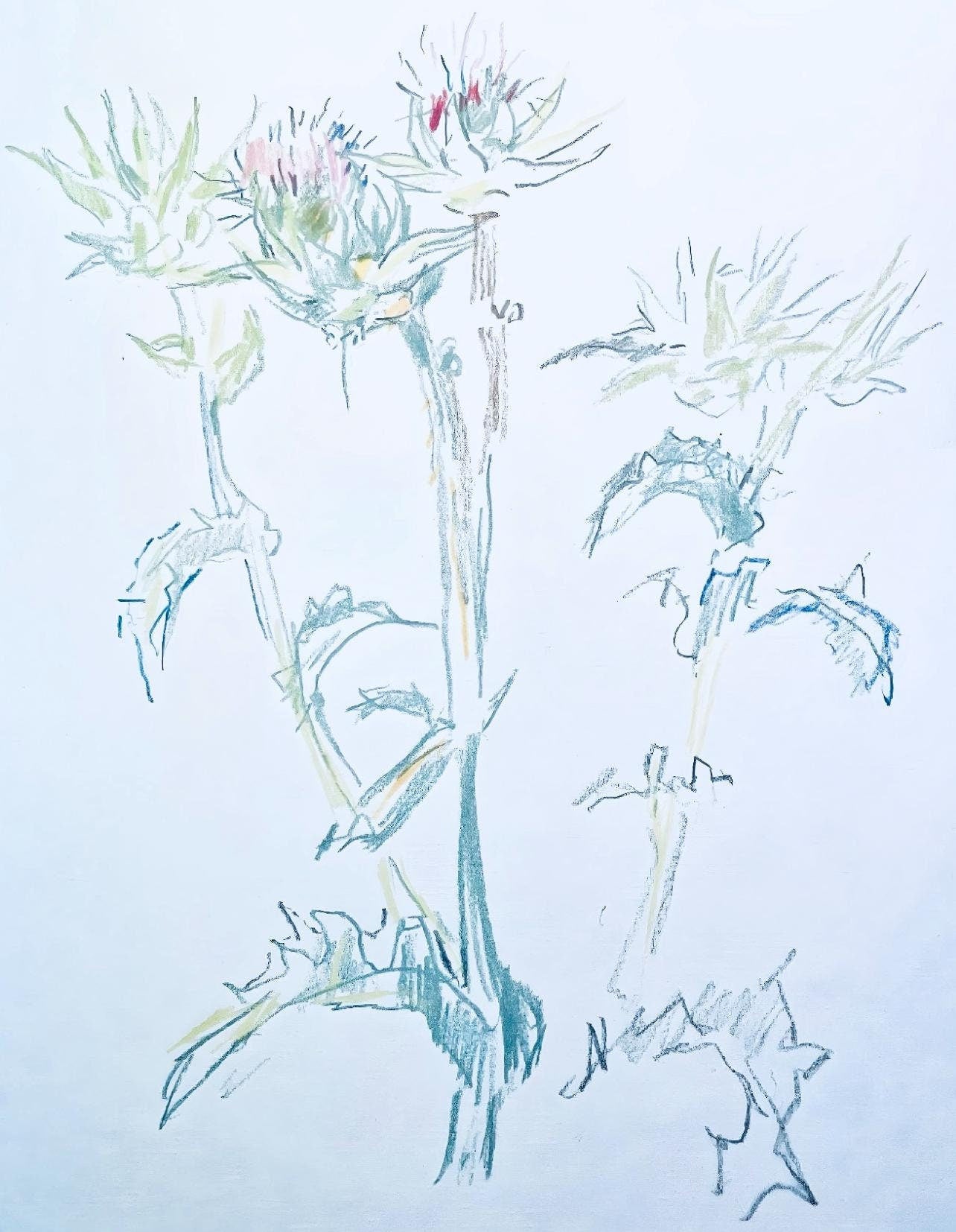 Oskar Kokoschka, Composition, Skizzenbuch Der Italienischen Reise 1963, Lithograph