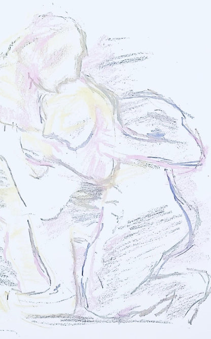 Oskar Kokoschka, Composition, Skizzenbuch Der Italienischen Reise 1963, Lithograph