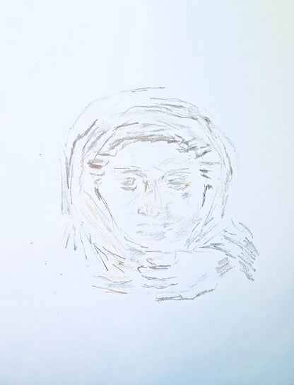 Oskar Kokoschka, Composition, Skizzenbuch Der Italienischen Reise 1963, Lithograph