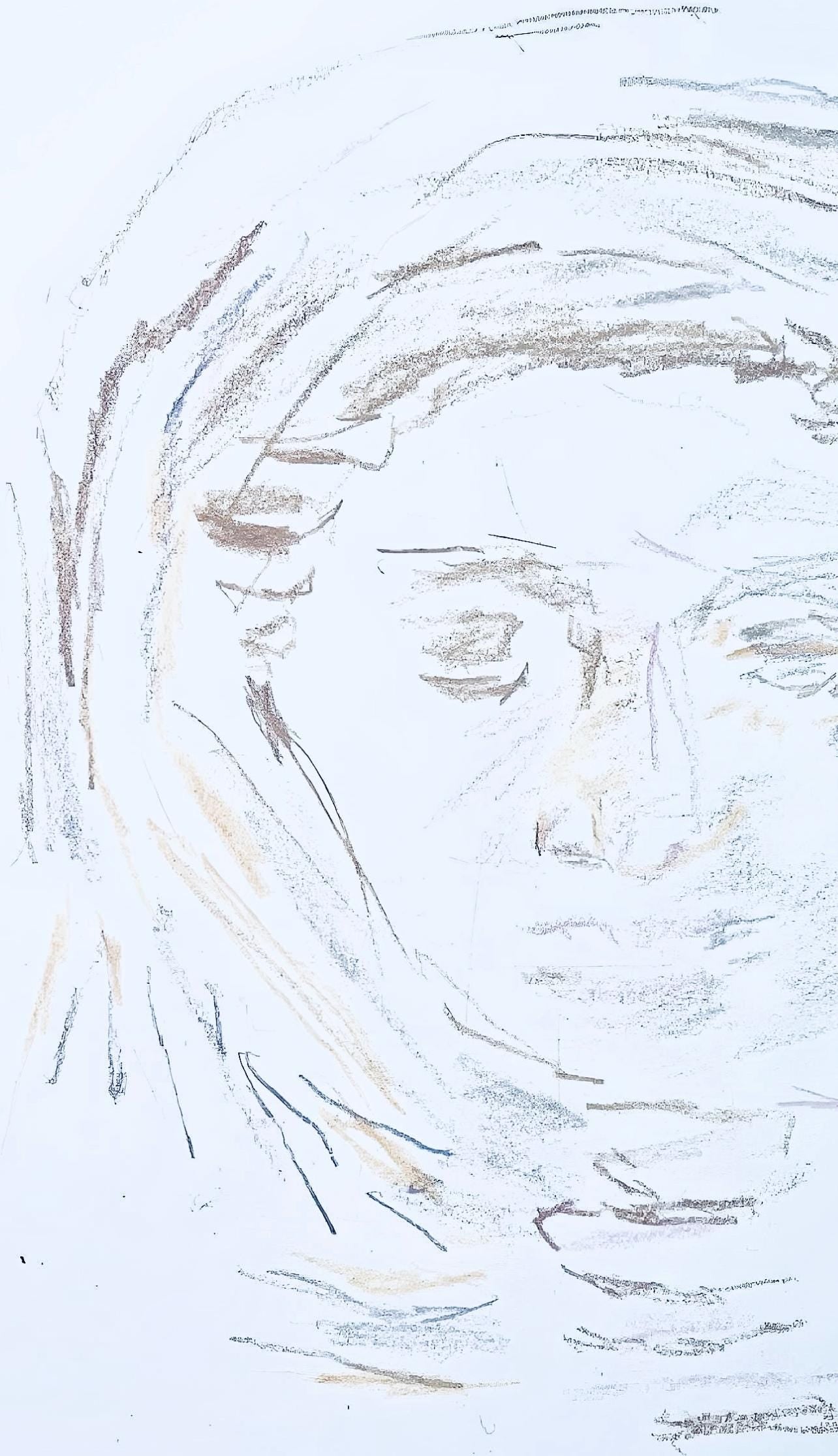 Oskar Kokoschka, Composition, Skizzenbuch Der Italienischen Reise 1963, Lithograph