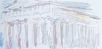 Oskar Kokoschka, Composition, Skizzenbuch Der Italienischen Reise 1963, Lithograph