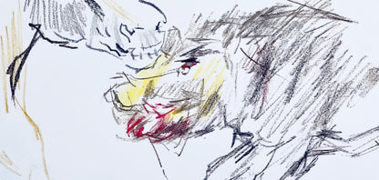 Oskar Kokoschka, Composition, Skizzenbuch Der Italienischen Reise 1963, Lithograph