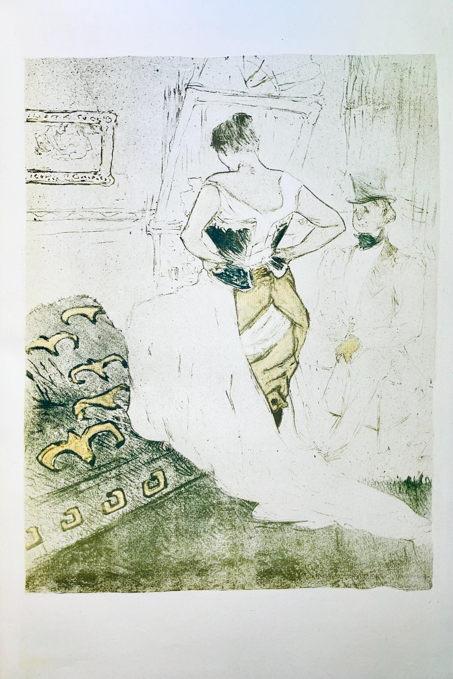 Henri de Toulouse-Lautrec, Composition, Images de Lautrec, 21 Planches en Couleurs, Collezione dell'Obelisco, Lithograph