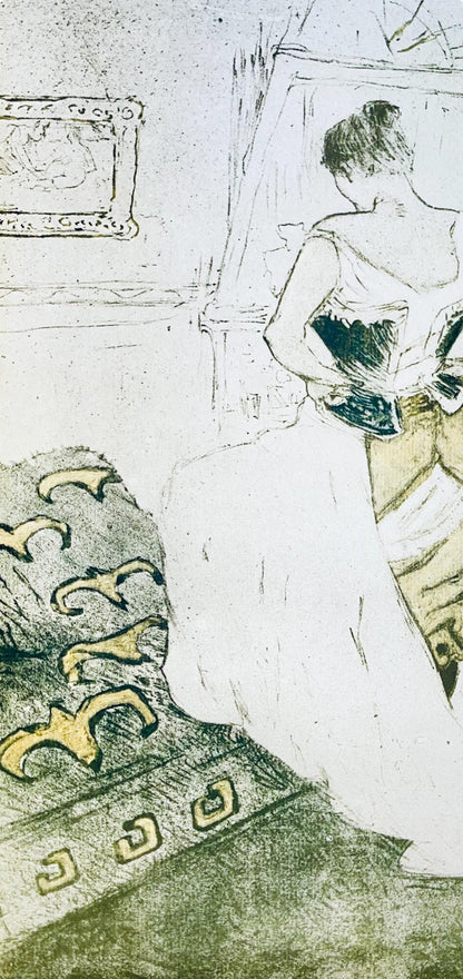 Henri de Toulouse-Lautrec, Composition, Images de Lautrec, 21 Planches en Couleurs, Collezione dell'Obelisco, Lithograph