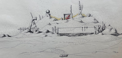 Jean Lurat, La Lyre 1932, Huit Dessins La Plume, Lithograph