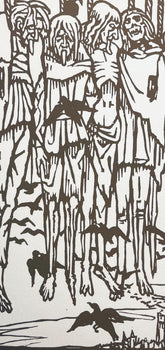 Mile Bernard, Composition, Loge De Mile Bernard, Woodcut