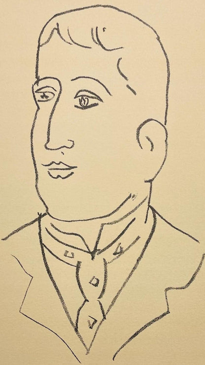 Henri Matisse, Composition (Duthuit 31), Apollinaire, Lithograph