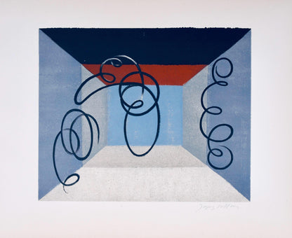 Jacques Villon, Composition (Ginestet/Pouillon 65-72), Jacques Villon, Huit Lithographies,