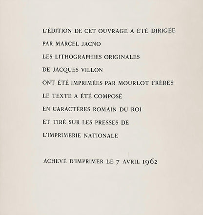 Jacques Villon, Composition (Ginestet/Pouillon 65-72), Jacques Villon, Huit Lithographies,