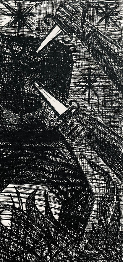 Marcel Gromaire, Assassinat De Banquo, Scne Xii, Shakespeare, Macbeth, Eaux-Fortes De Gromaire,