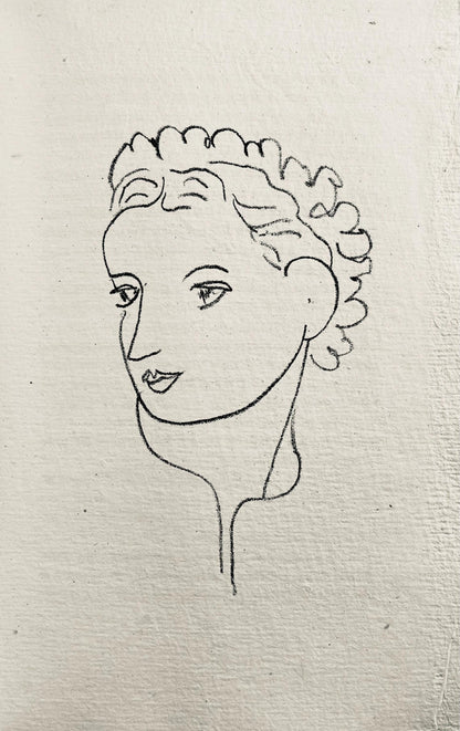 Henri Matisse, Lithographie Ii (Duthuit 20), Repli, Gravures De Henri Matisse, Lithograph