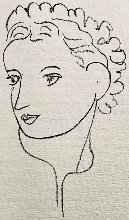 Henri Matisse, Lithographie Ii (Duthuit 20), Repli, Gravures De Henri Matisse, Lithograph